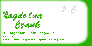 magdolna czank business card